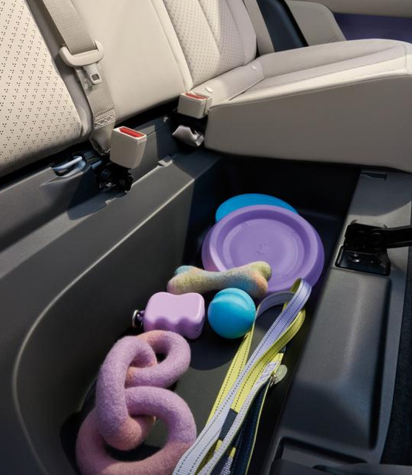 rear underseat storage